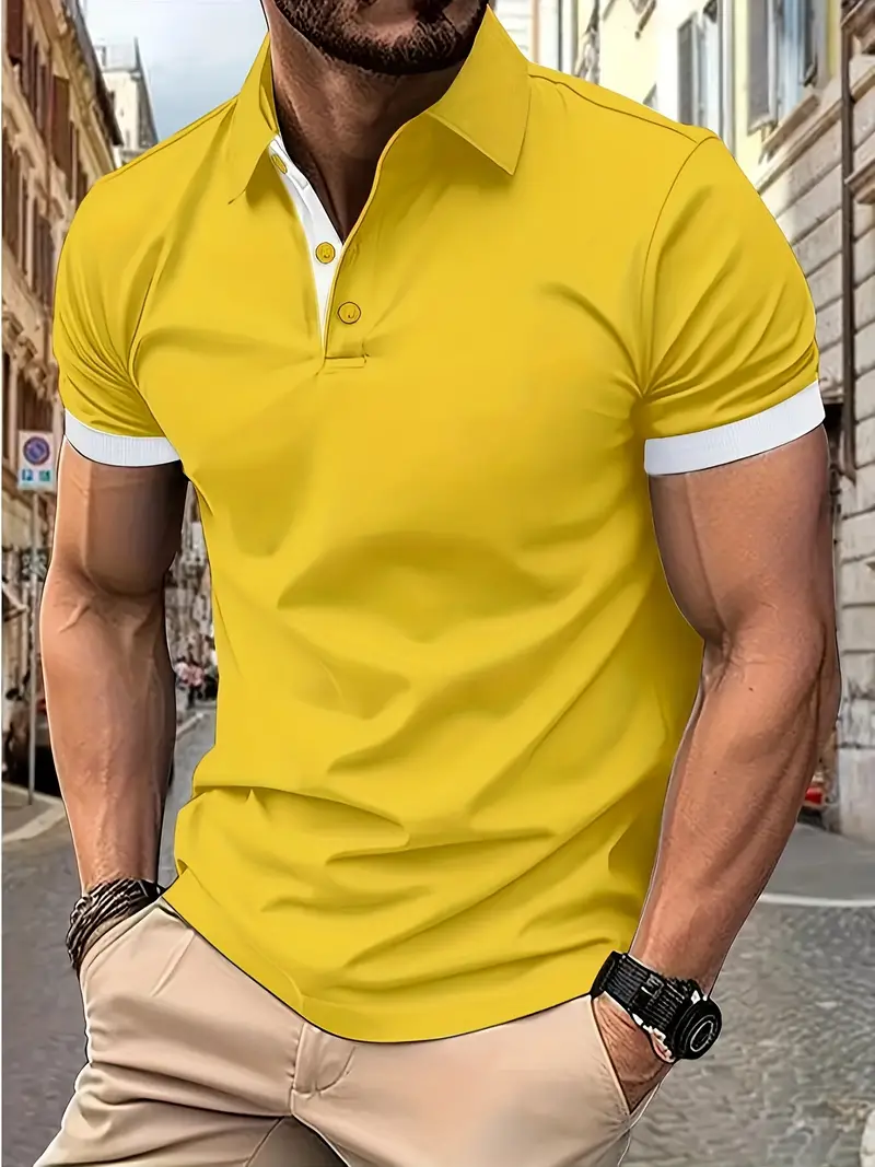 Luke® | Casual Color Block Shirt For Men - Image 50