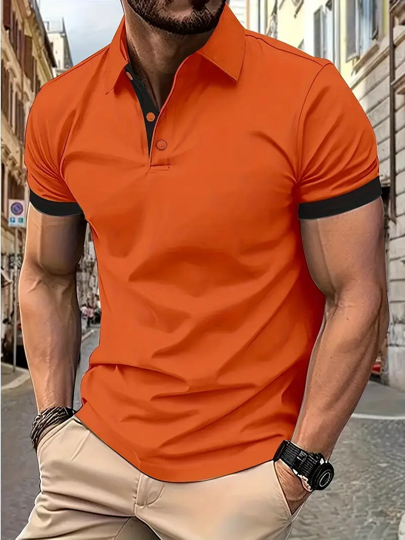 Luke® | Casual Color Block Shirt For Men - Image 51