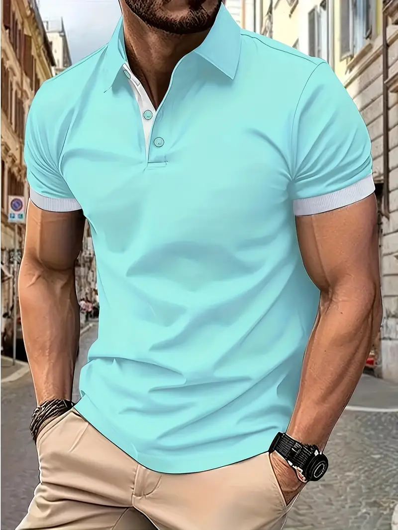Luke® | Casual Color Block Shirt For Men - Image 52