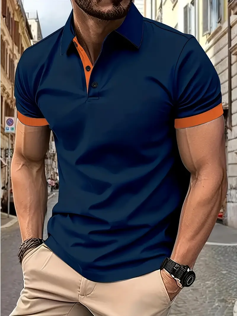 Luke® | Casual Color Block Shirt For Men - Image 57