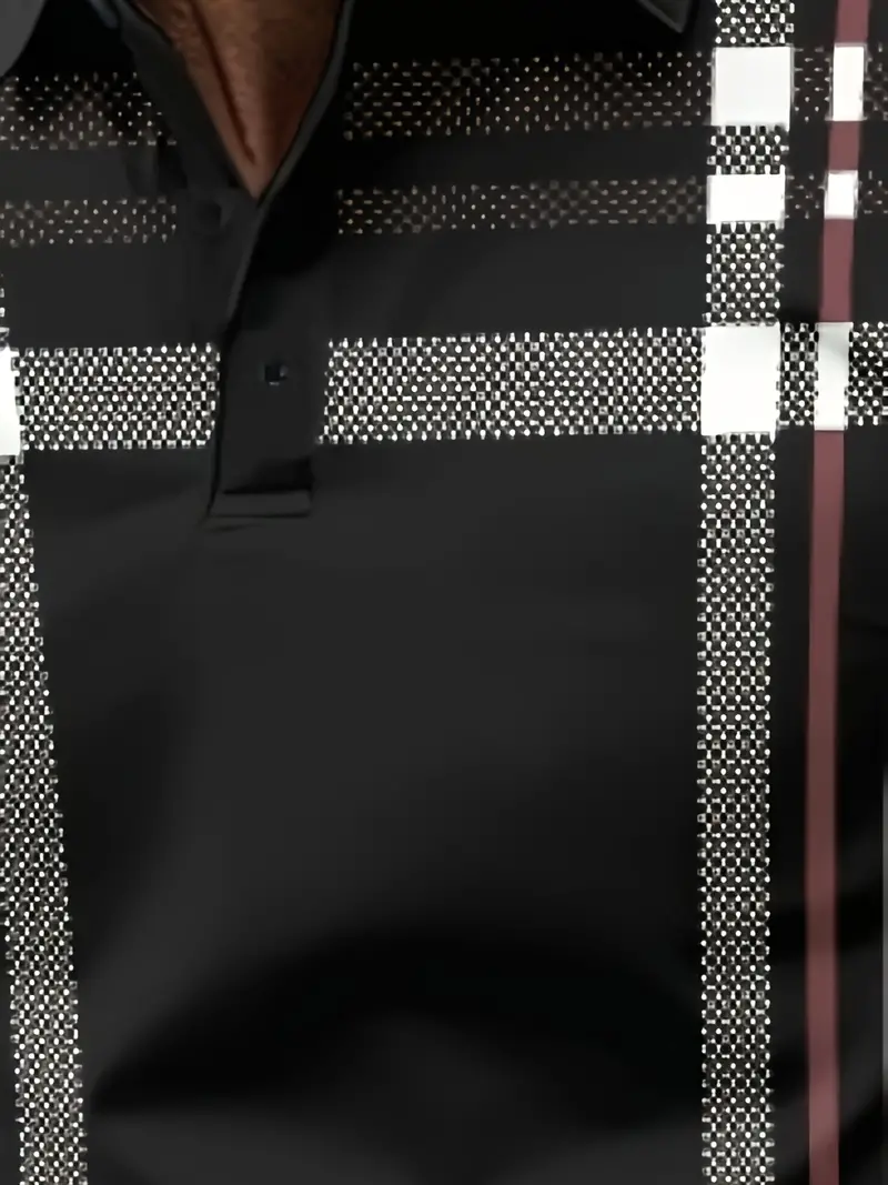 Lurdes® | Stylish Striped Short-Sleeved T-Shirt For Men - Image 10