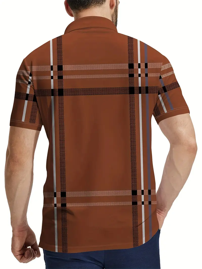 Lurdes® | Stylish Striped Short-Sleeved T-Shirt For Men - Image 12