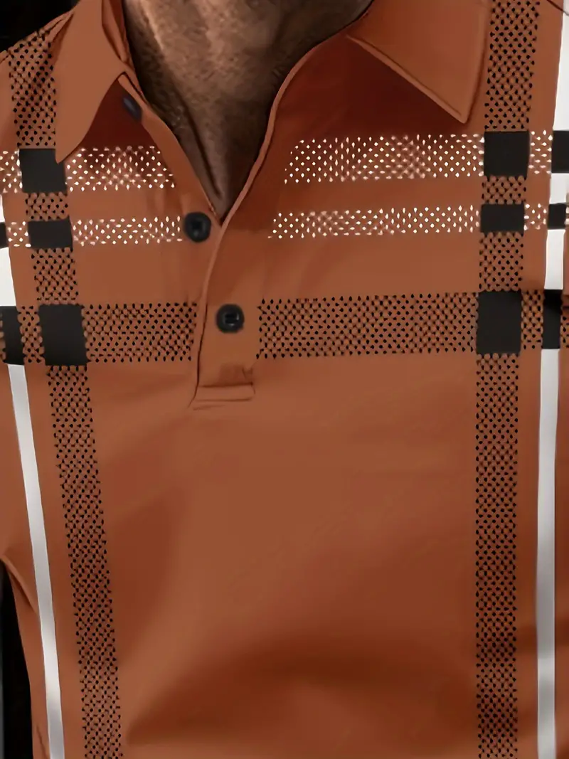 Lurdes® | Stylish Striped Short-Sleeved T-Shirt For Men - Image 15