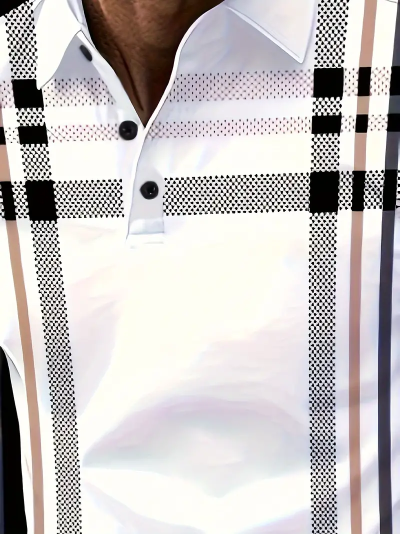 Lurdes® | Stylish Striped Short-Sleeved T-Shirt For Men - Image 2