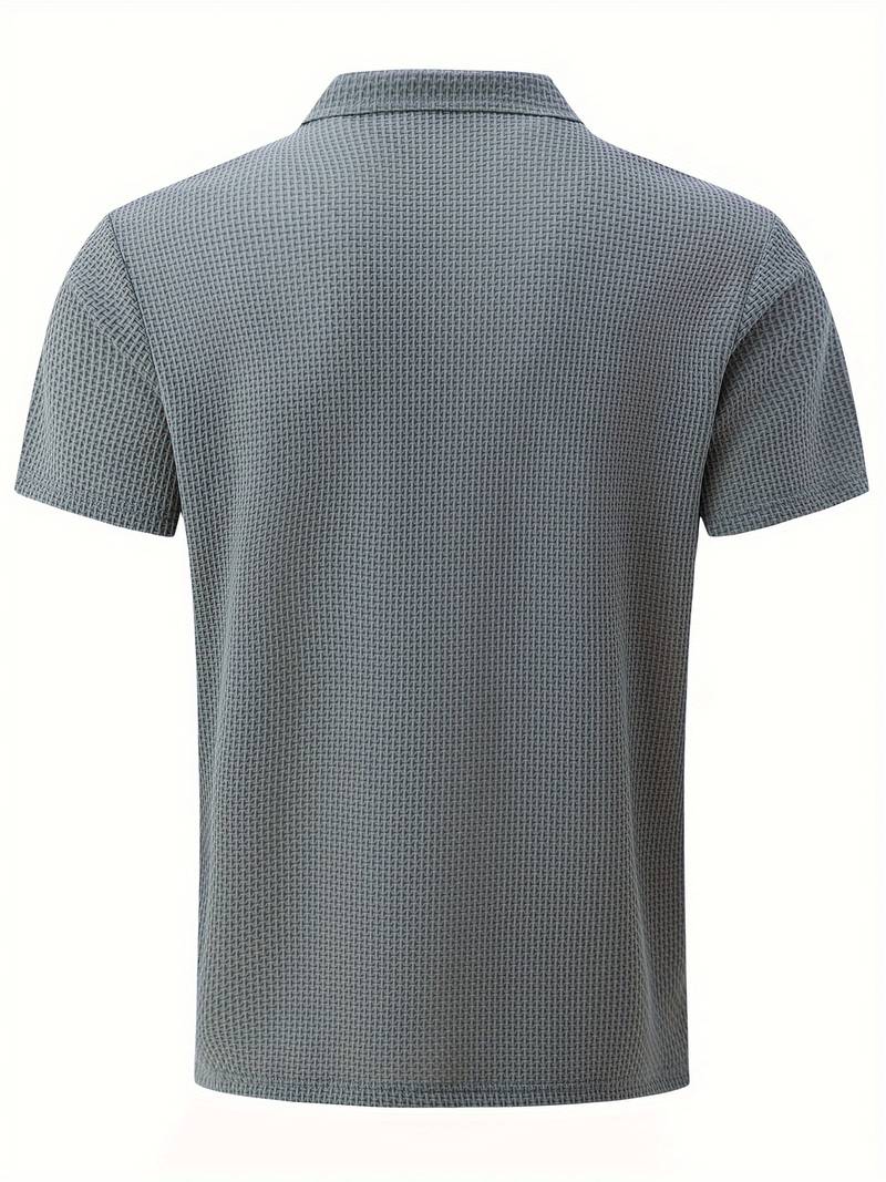 Luz® | Casual, Breathable Short-Sleeved Shirt With Half Buttons - Image 16
