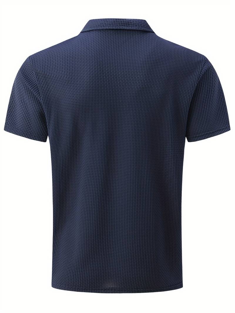 Luz® | Casual, Breathable Short-Sleeved Shirt With Half Buttons - Image 22
