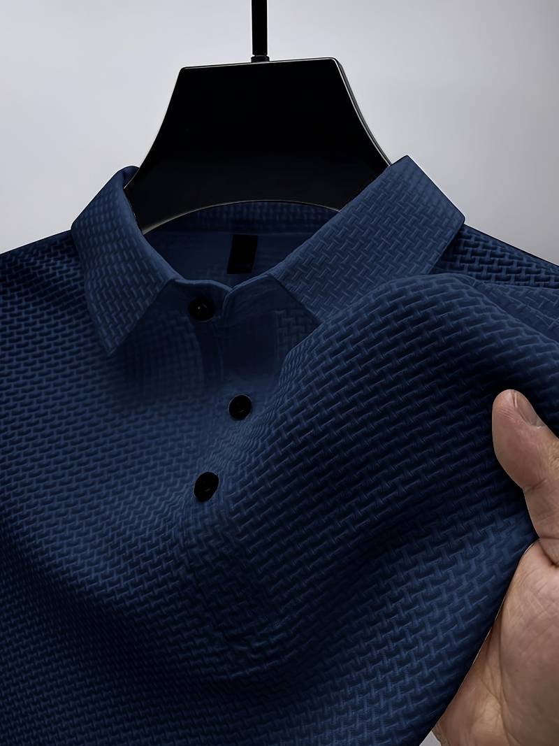 Luz® | Casual, Breathable Short-Sleeved Shirt With Half Buttons - Image 24