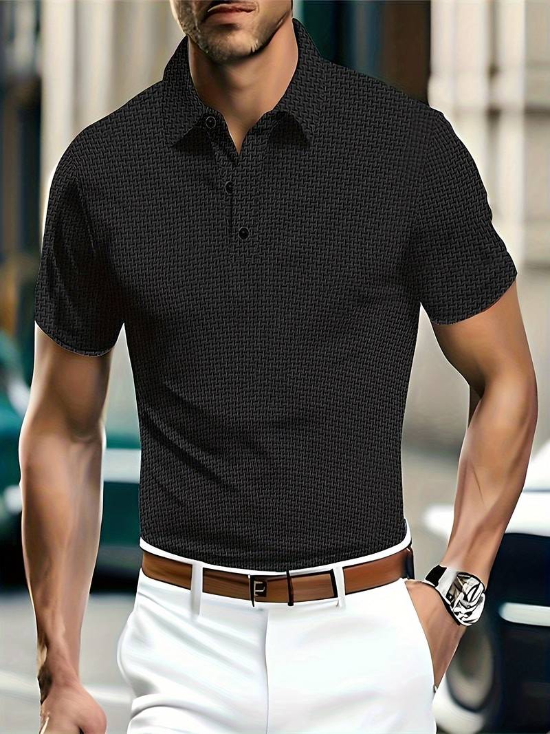 Luz® | Casual, Breathable Short-Sleeved Shirt With Half Buttons - Image 29