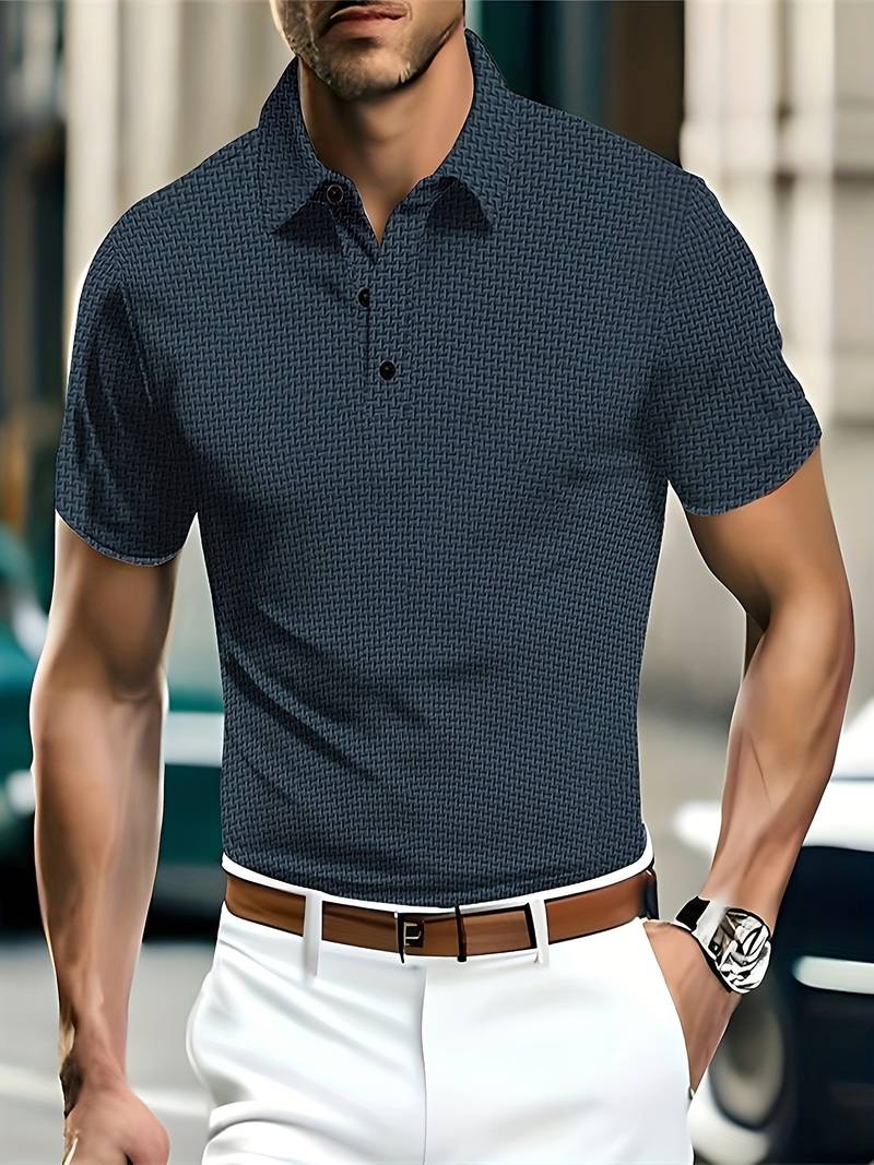 Luz® | Casual, Breathable Short-Sleeved Shirt With Half Buttons - Image 33