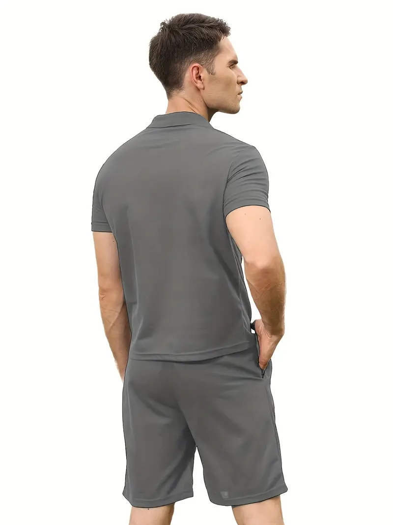 Luzmila® | 2-Piece, Casual, Trendy Polo Shirt Set - Image 2