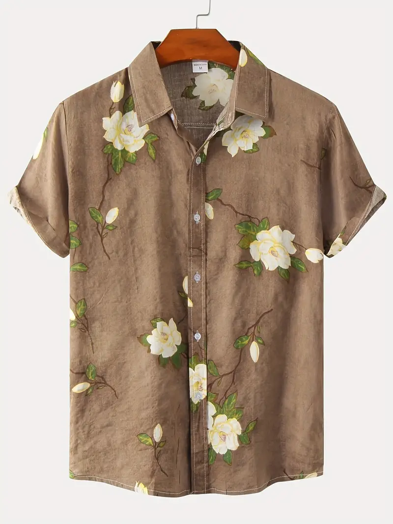 Lyda® | Casual Short-Sleeved Shirt With Various Patterns For Men - Image 6