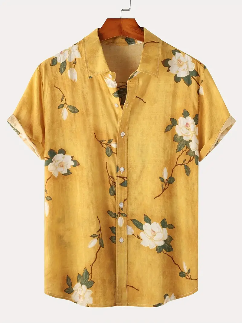 Lyda® | Casual Short-Sleeved Shirt With Various Patterns For Men - Image 9