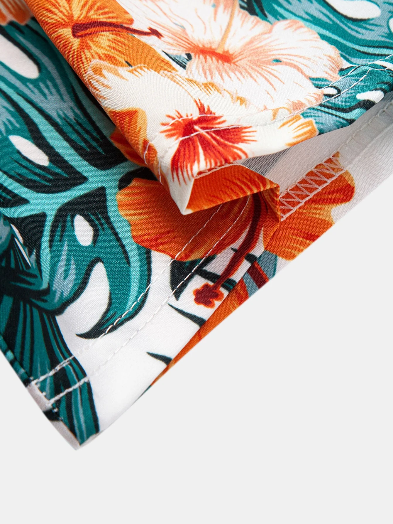 Lyle® | Tropical Flowers Print Button Up Shirt - Image 5