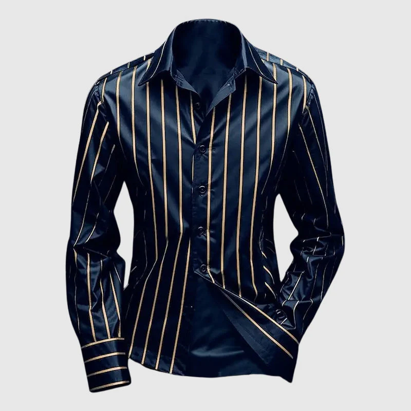 Lyndon® | Luxury Striped Shirt - Image 2