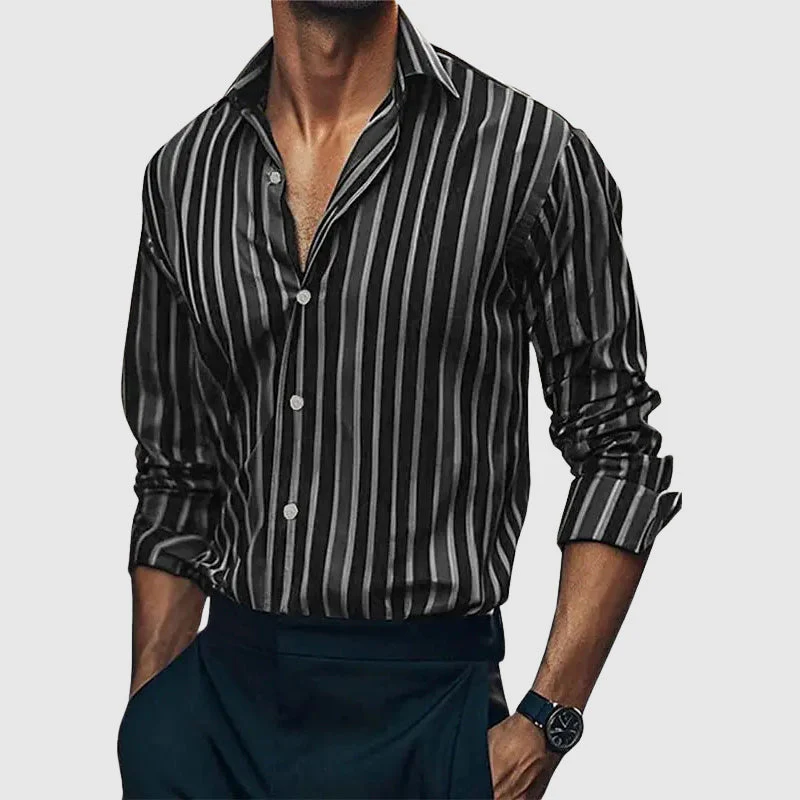 Lyndon® | Luxury Striped Shirt - Image 4