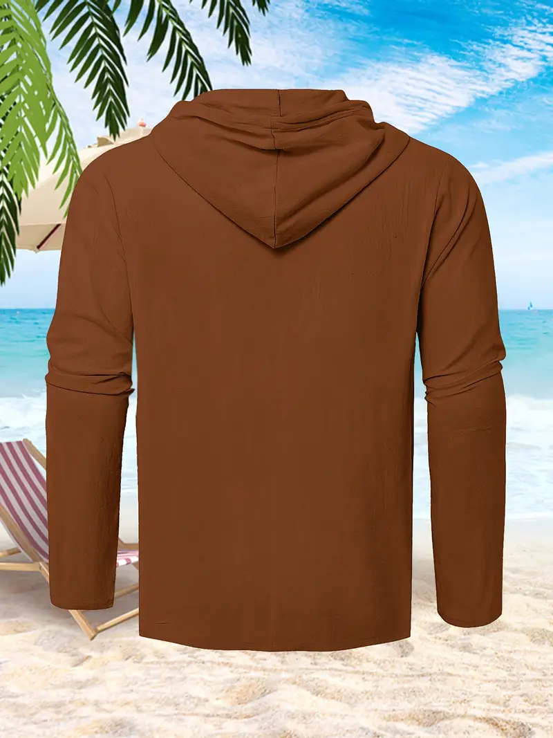 Lynea® | Casual Hooded Shirt With Buttons - Image 13