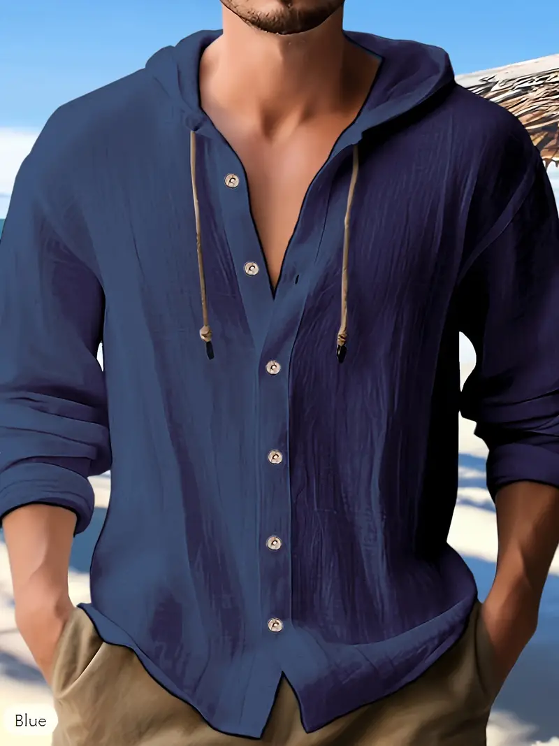 Lynea® | Casual Hooded Shirt With Buttons - Image 22