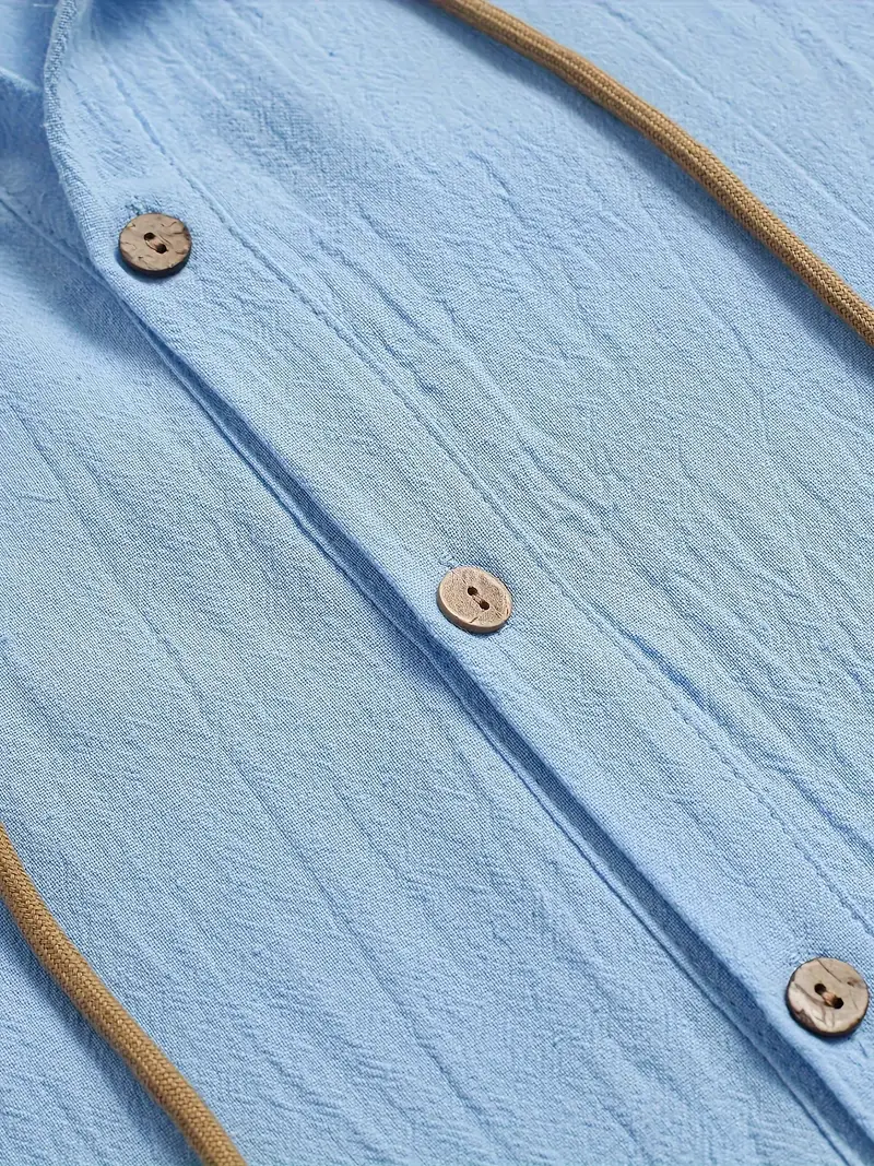 Lynea® | Casual Hooded Shirt With Buttons - Image 3