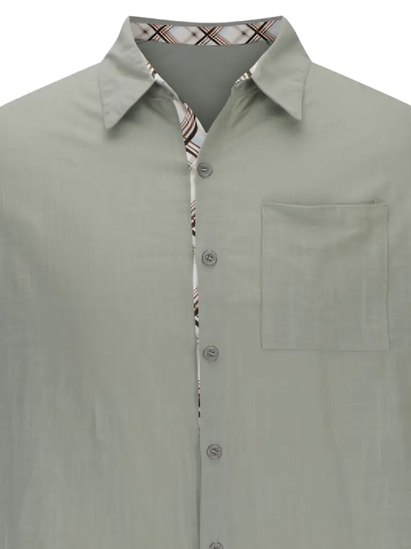 Lyra® | Stylish Shirt With Checkered Graphic Print For Men - Image 10
