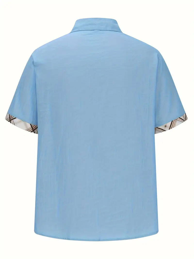 Lyra® | Stylish Shirt With Checkered Graphic Print For Men - Image 12