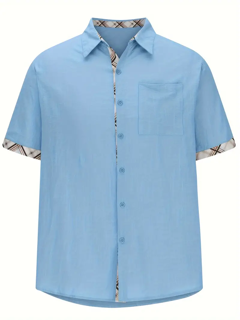 Lyra® | Stylish Shirt With Checkered Graphic Print For Men - Image 13