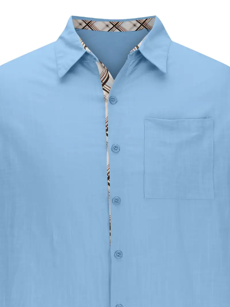 Lyra® | Stylish Shirt With Checkered Graphic Print For Men - Image 14
