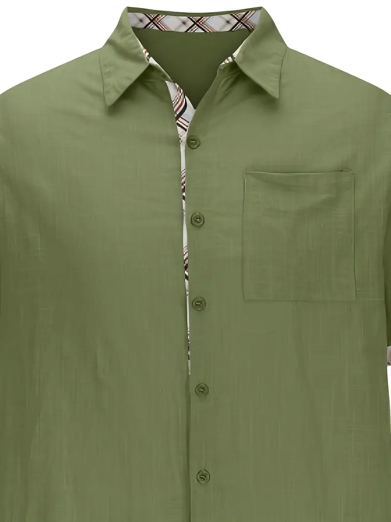 Lyra® | Stylish Shirt With Checkered Graphic Print For Men - Image 2
