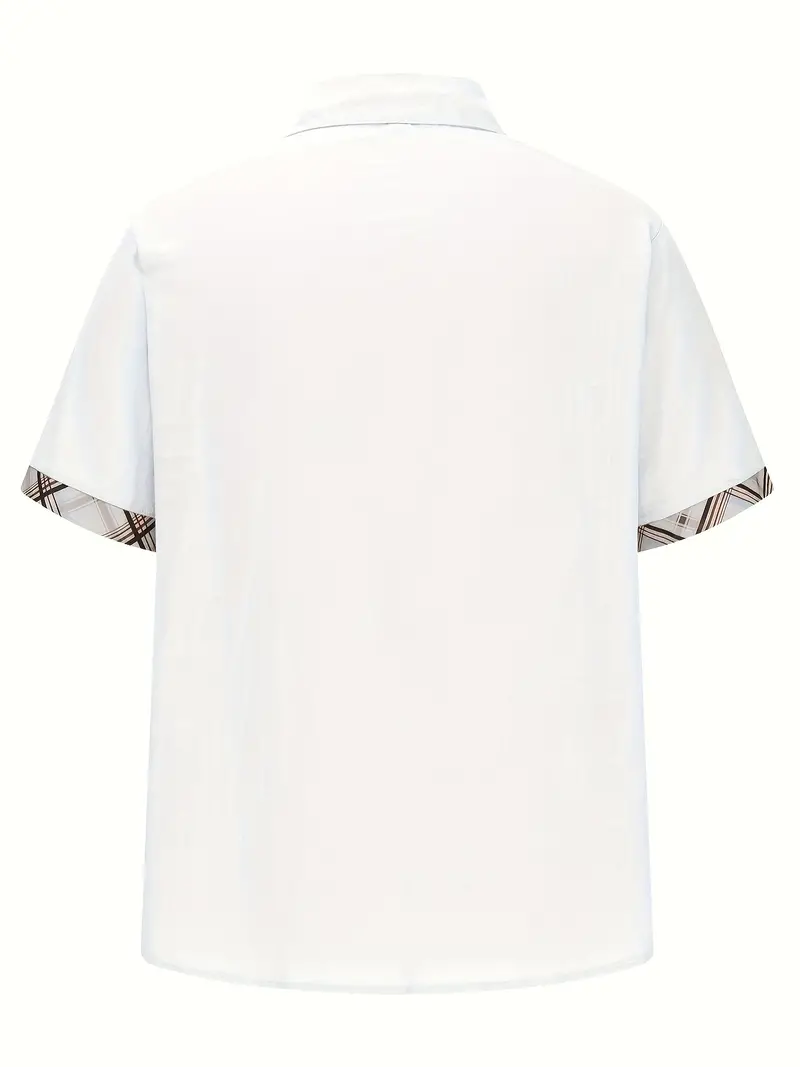 Lyra® | Stylish Shirt With Checkered Graphic Print For Men - Image 4
