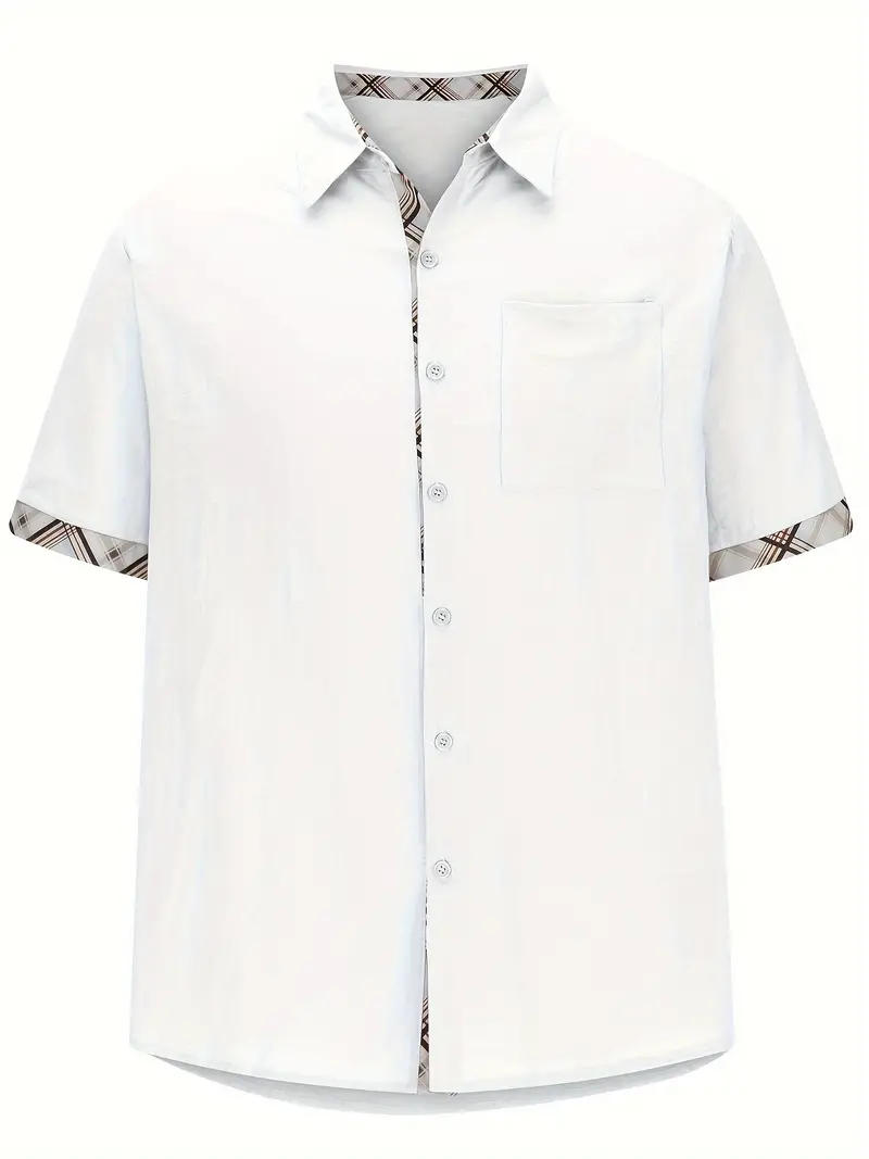 Lyra® | Stylish Shirt With Checkered Graphic Print For Men - Image 5