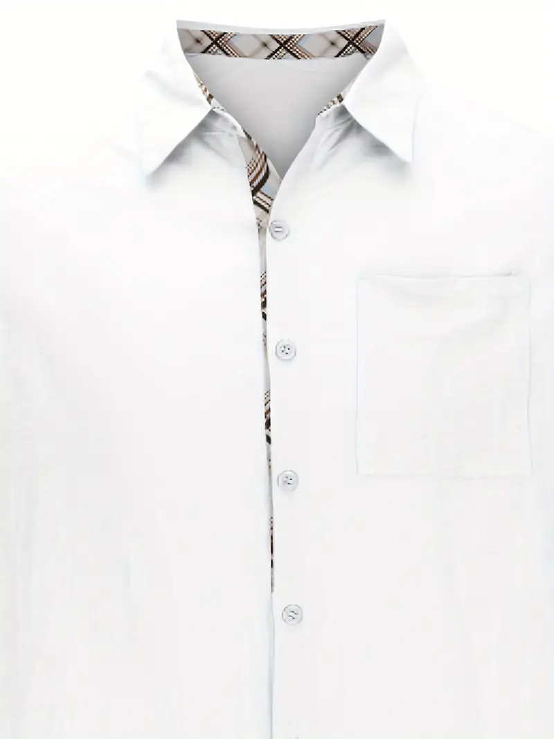 Lyra® | Stylish Shirt With Checkered Graphic Print For Men - Image 6