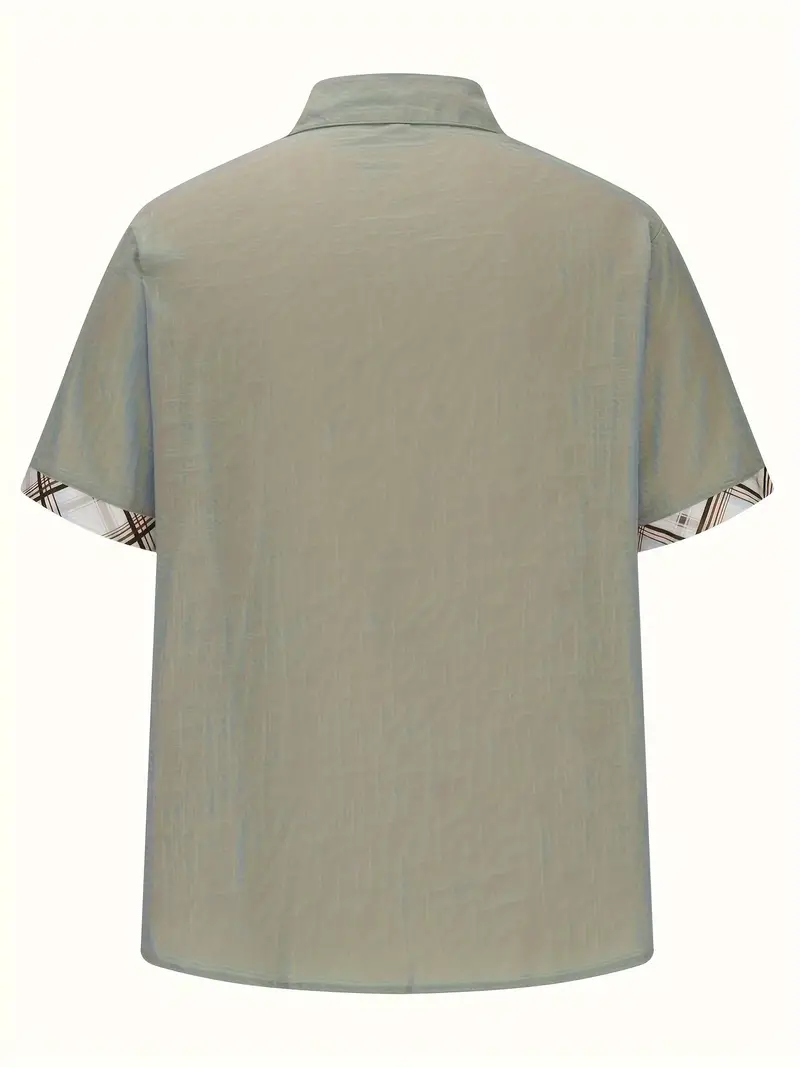 Lyra® | Stylish Shirt With Checkered Graphic Print For Men - Image 8