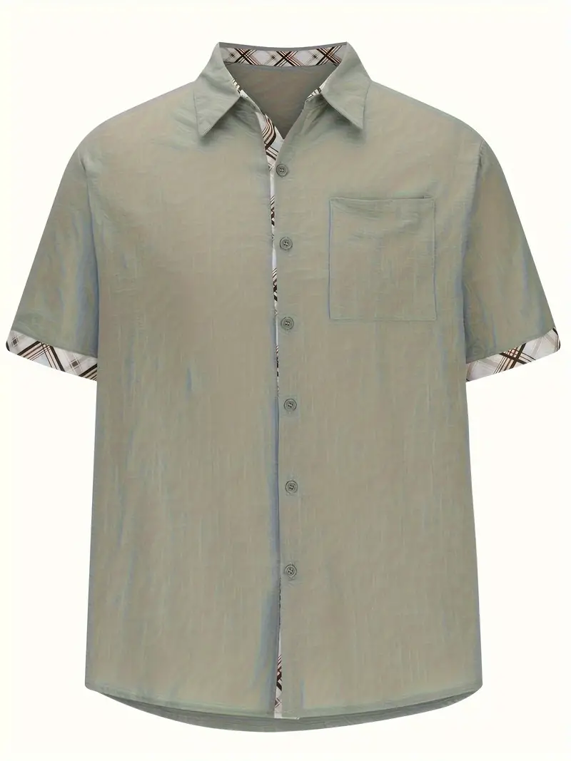 Lyra® | Stylish Shirt With Checkered Graphic Print For Men - Image 9