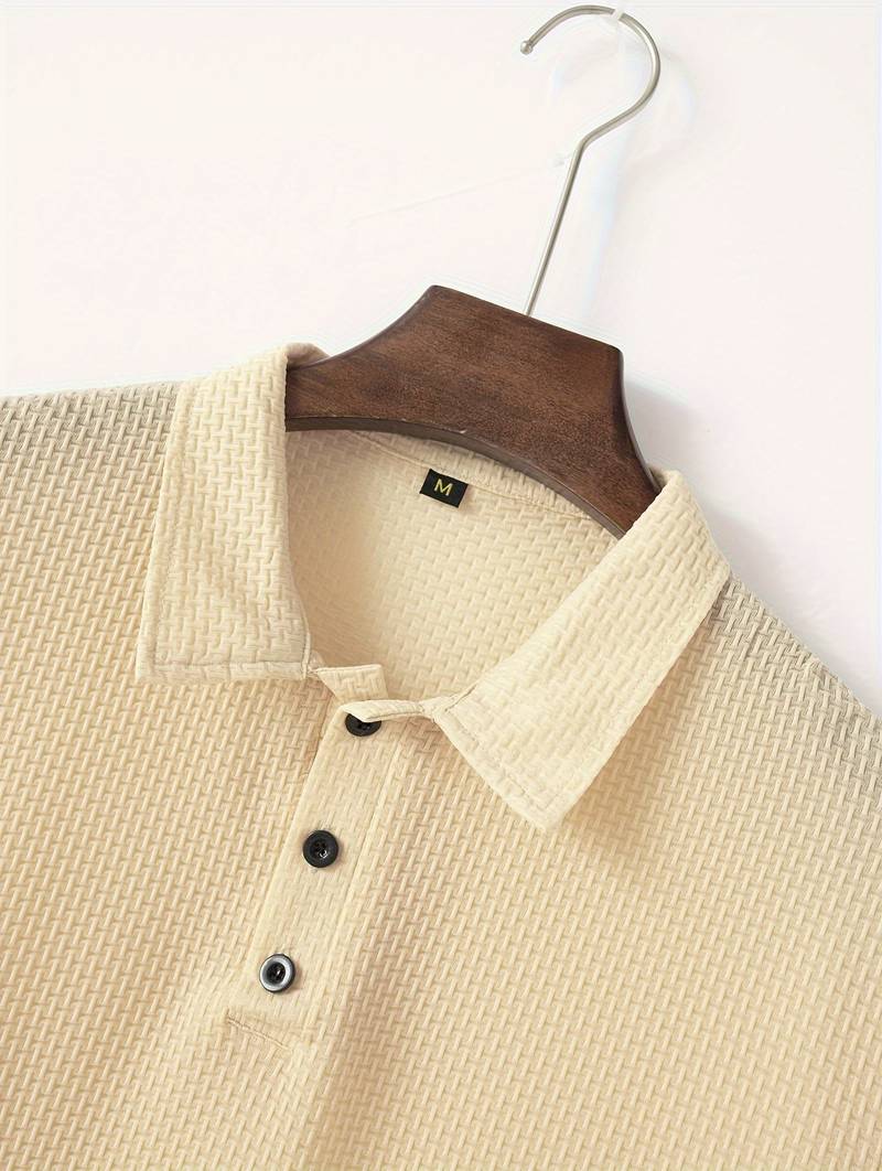 Macaria® | Solid Leisure Golf Shirt For Men - Image 10