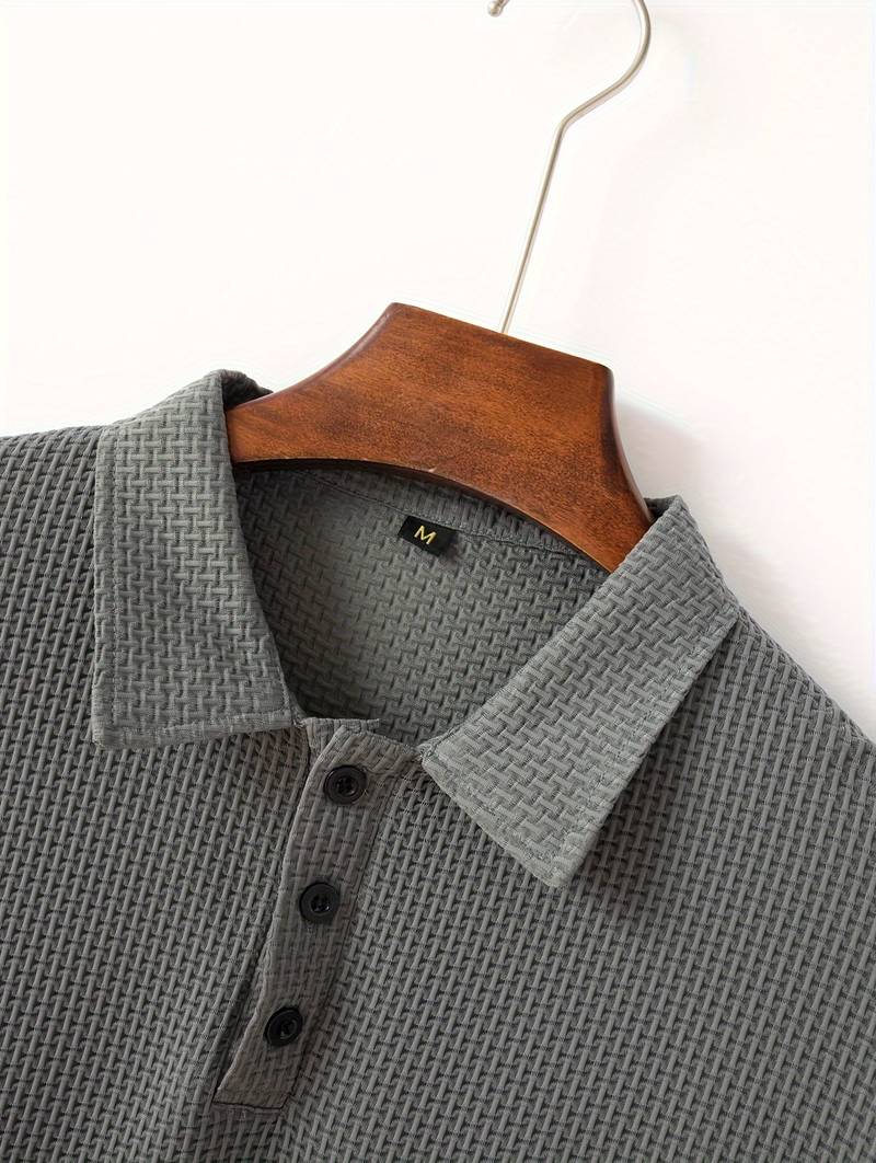 Macaria® | Solid Leisure Golf Shirt For Men - Image 14