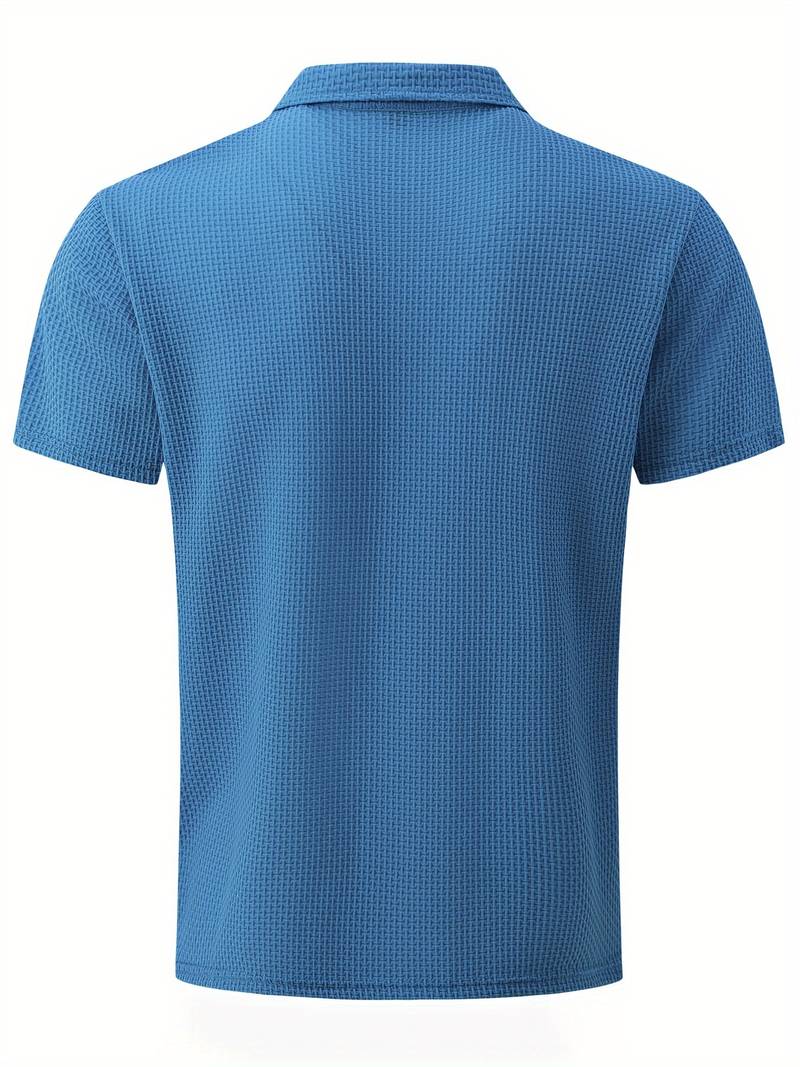 Macaria® | Solid Leisure Golf Shirt For Men - Image 19
