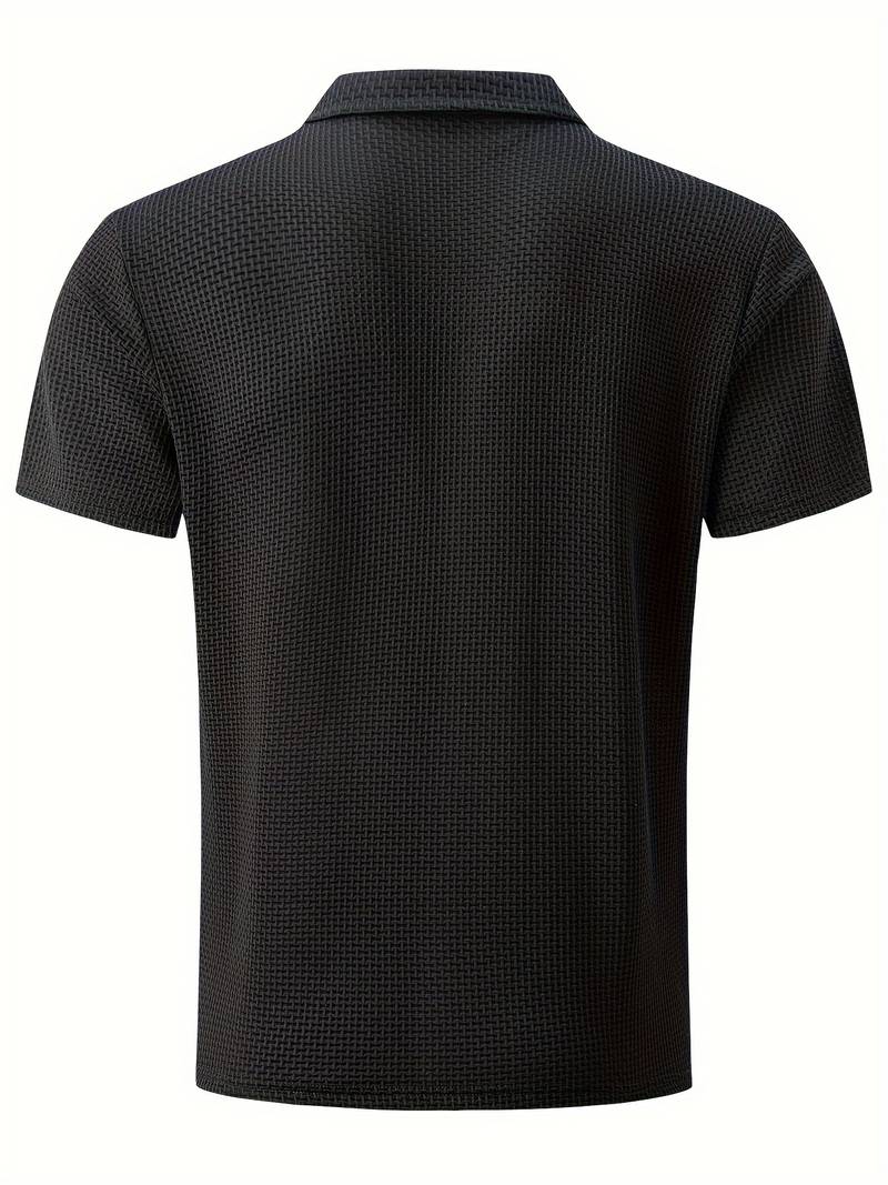 Macaria® | Solid Leisure Golf Shirt For Men - Image 7
