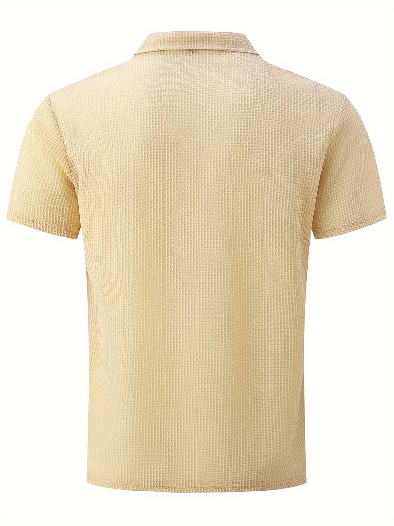 Macaria® | Solid Leisure Golf Shirt For Men - Image 9