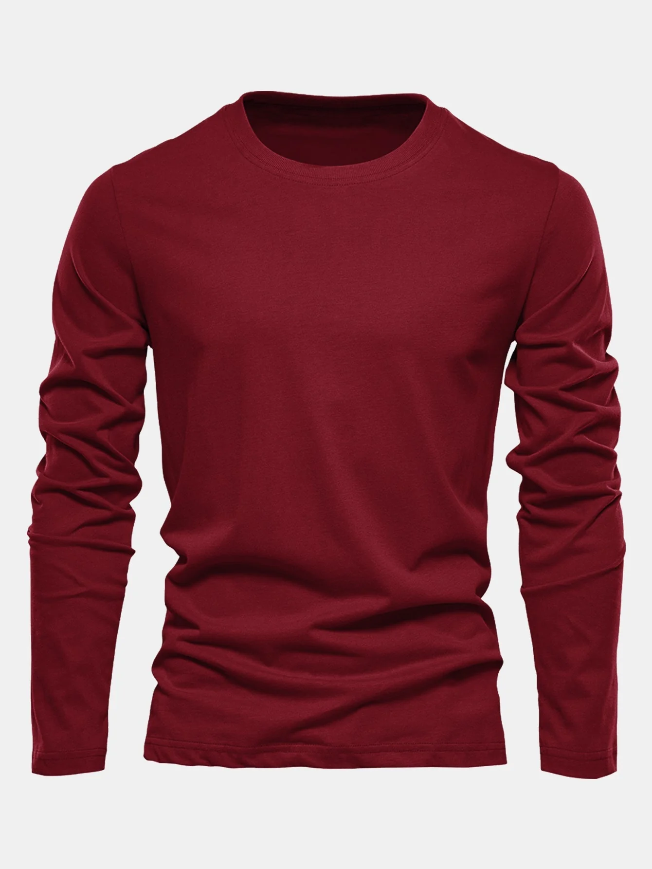 Macario® | Basic Long Sleeve Cotton T-Shirt - Image 10