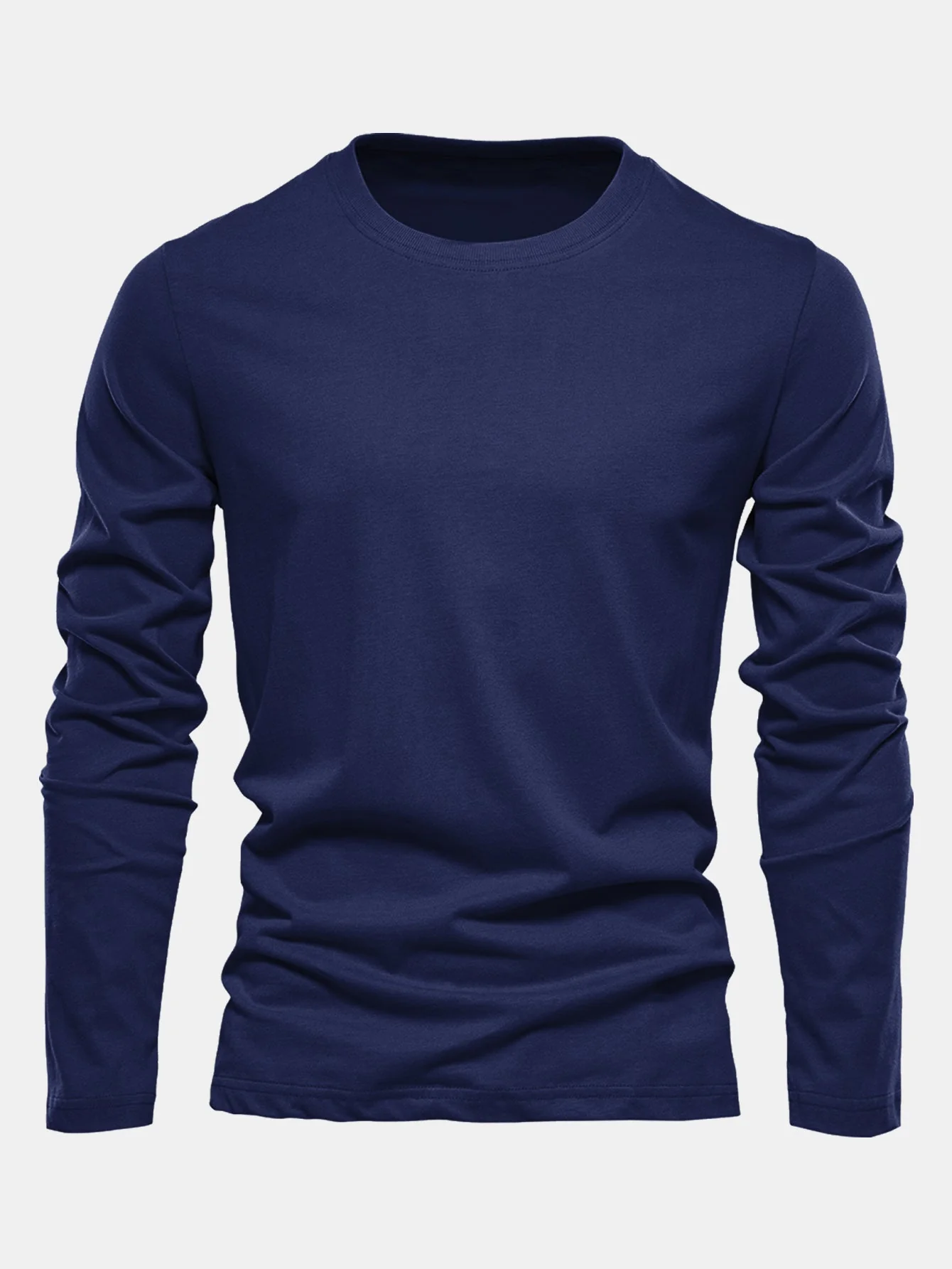 Macario® | Basic Long Sleeve Cotton T-Shirt - Image 4