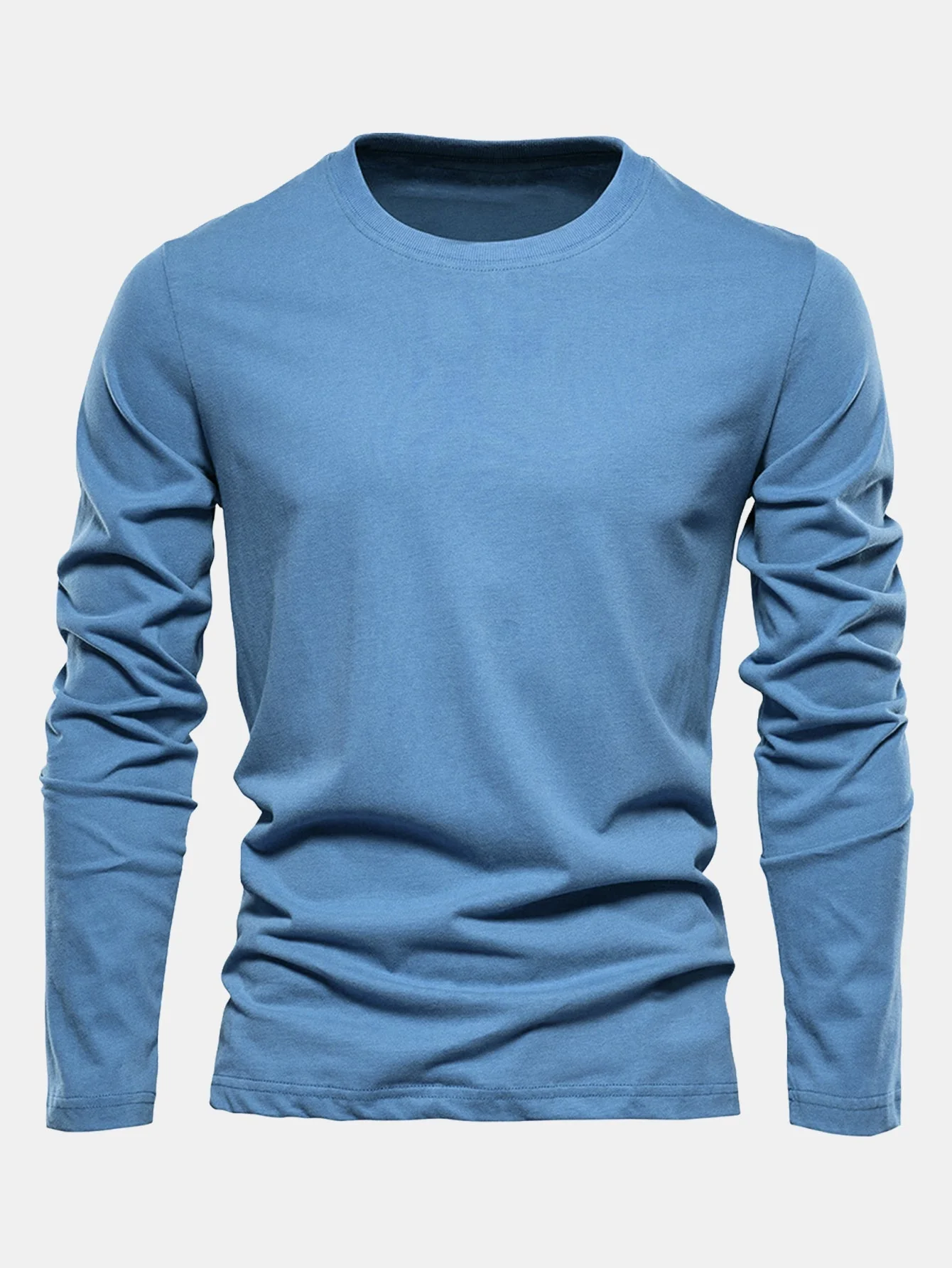 Macario® | Basic Long Sleeve Cotton T-Shirt - Image 5