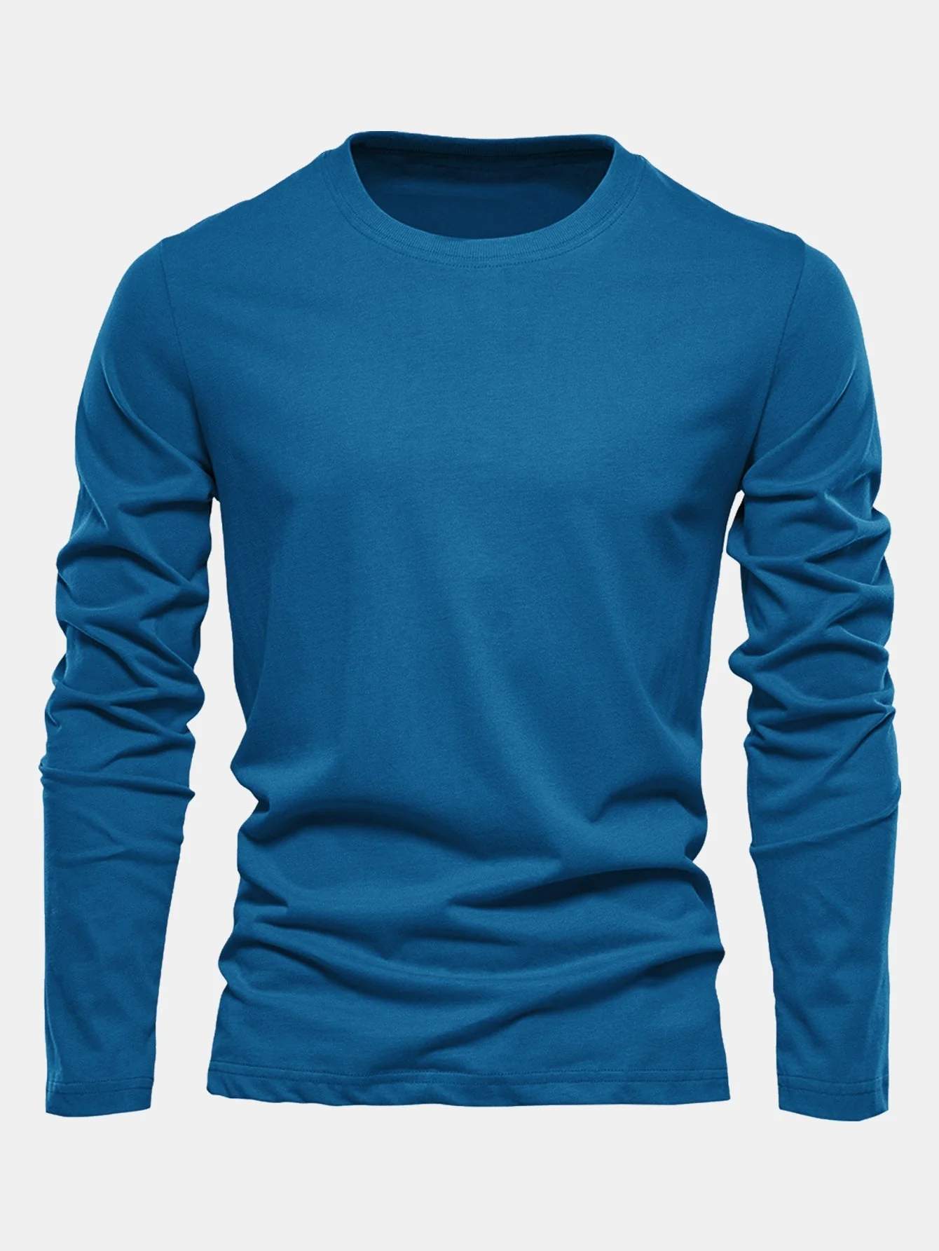 Macario® | Basic Long Sleeve Cotton T-Shirt - Image 9