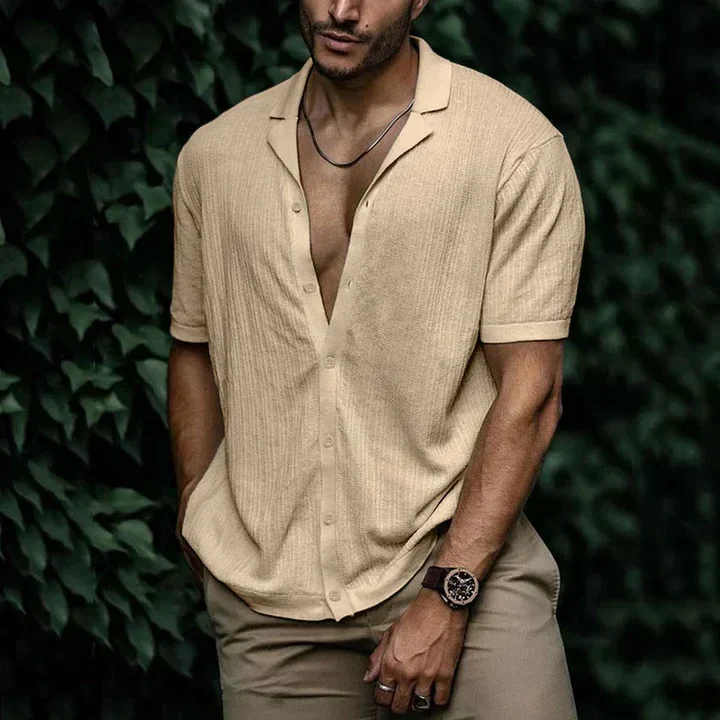 Machelle® | Attractive Cut Paired With Summery Comfort: Summery Linen Men'S Shirt - Image 4