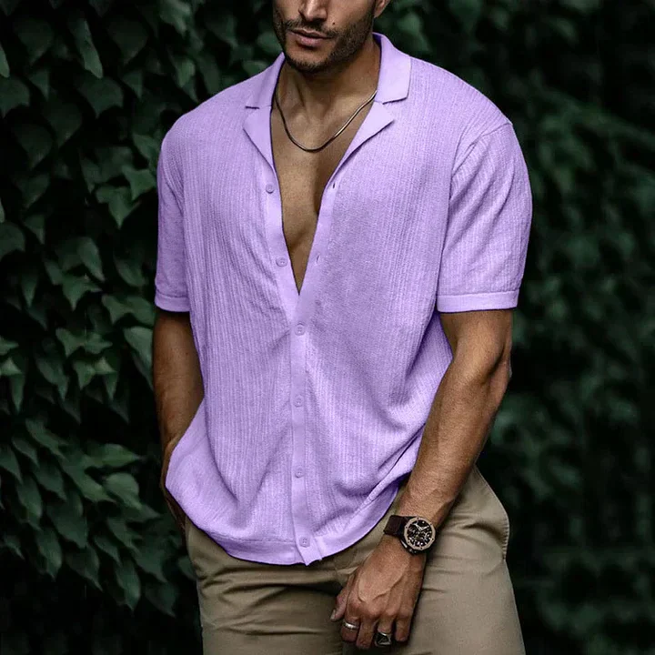 Machelle® | Attractive Cut Paired With Summery Comfort: Summery Linen Men'S Shirt - Image 5