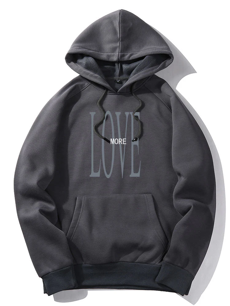 Mack | Love More Print Hoodie - Image 2