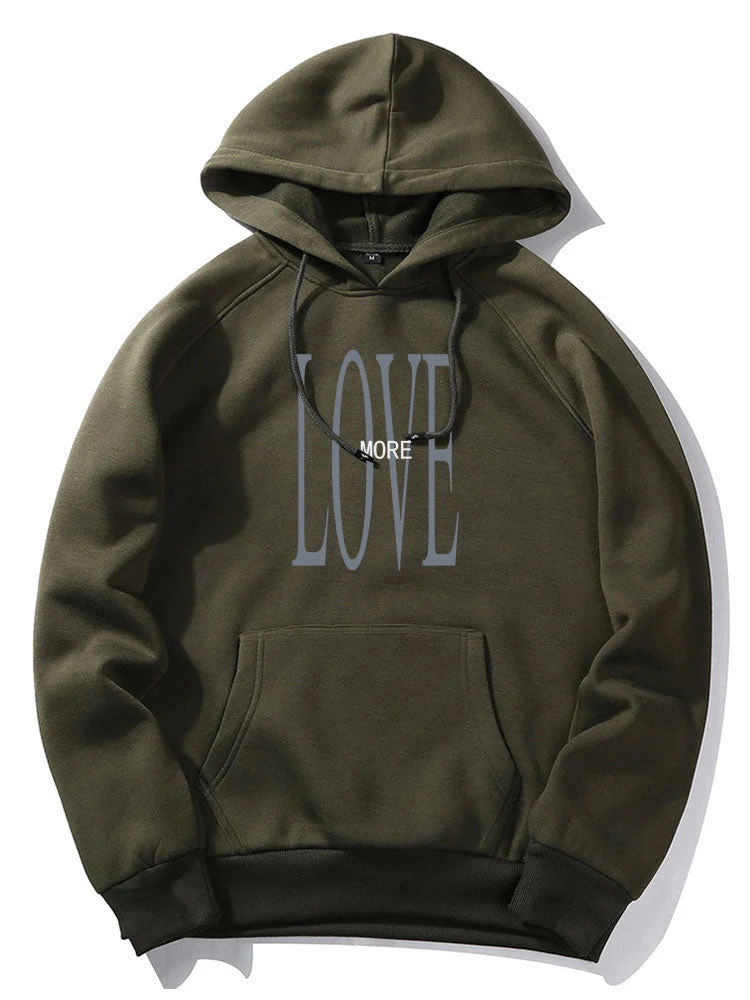 Mack | Love More Print Hoodie - Image 3