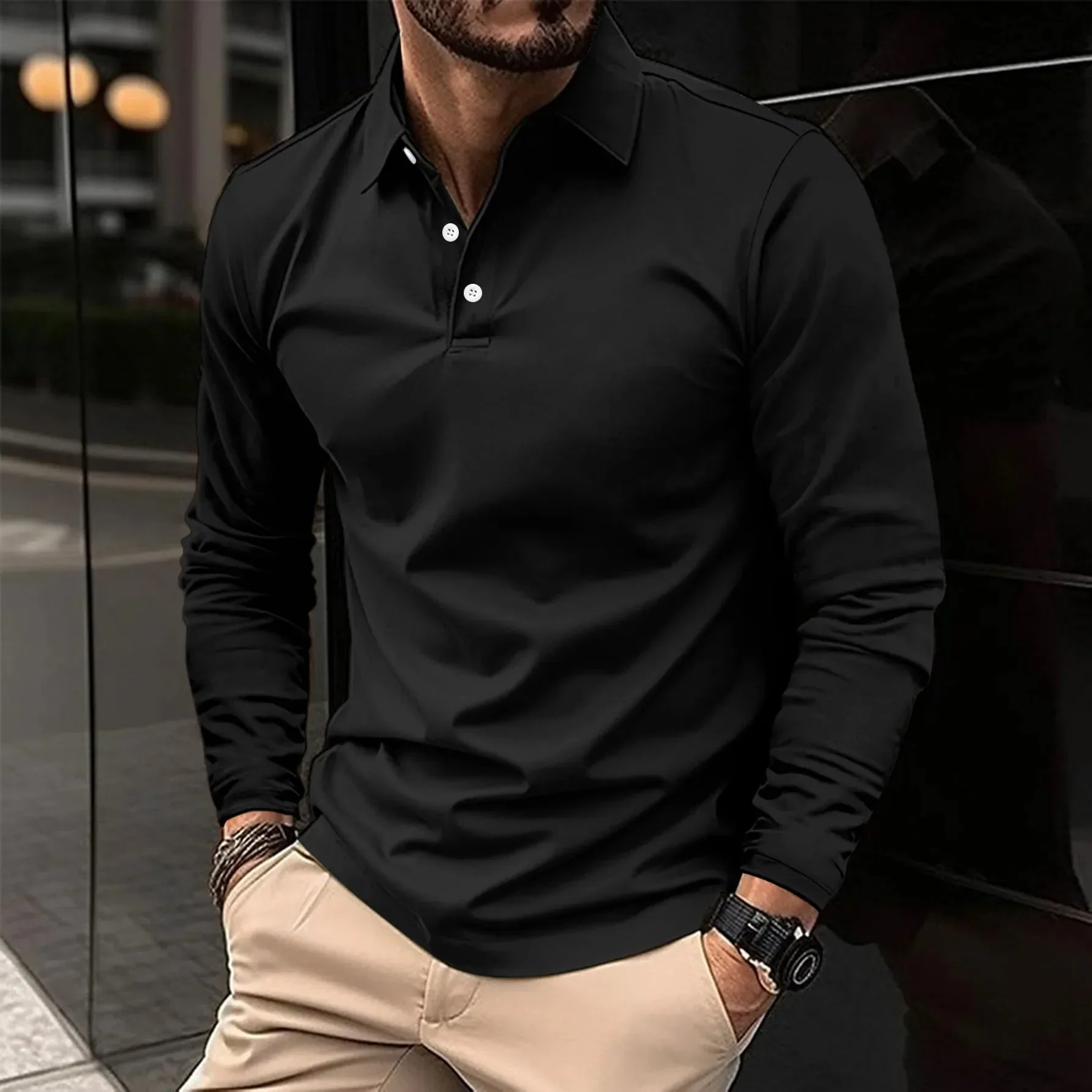 Macrobio® | Long-Sleeve Polo - Image 6