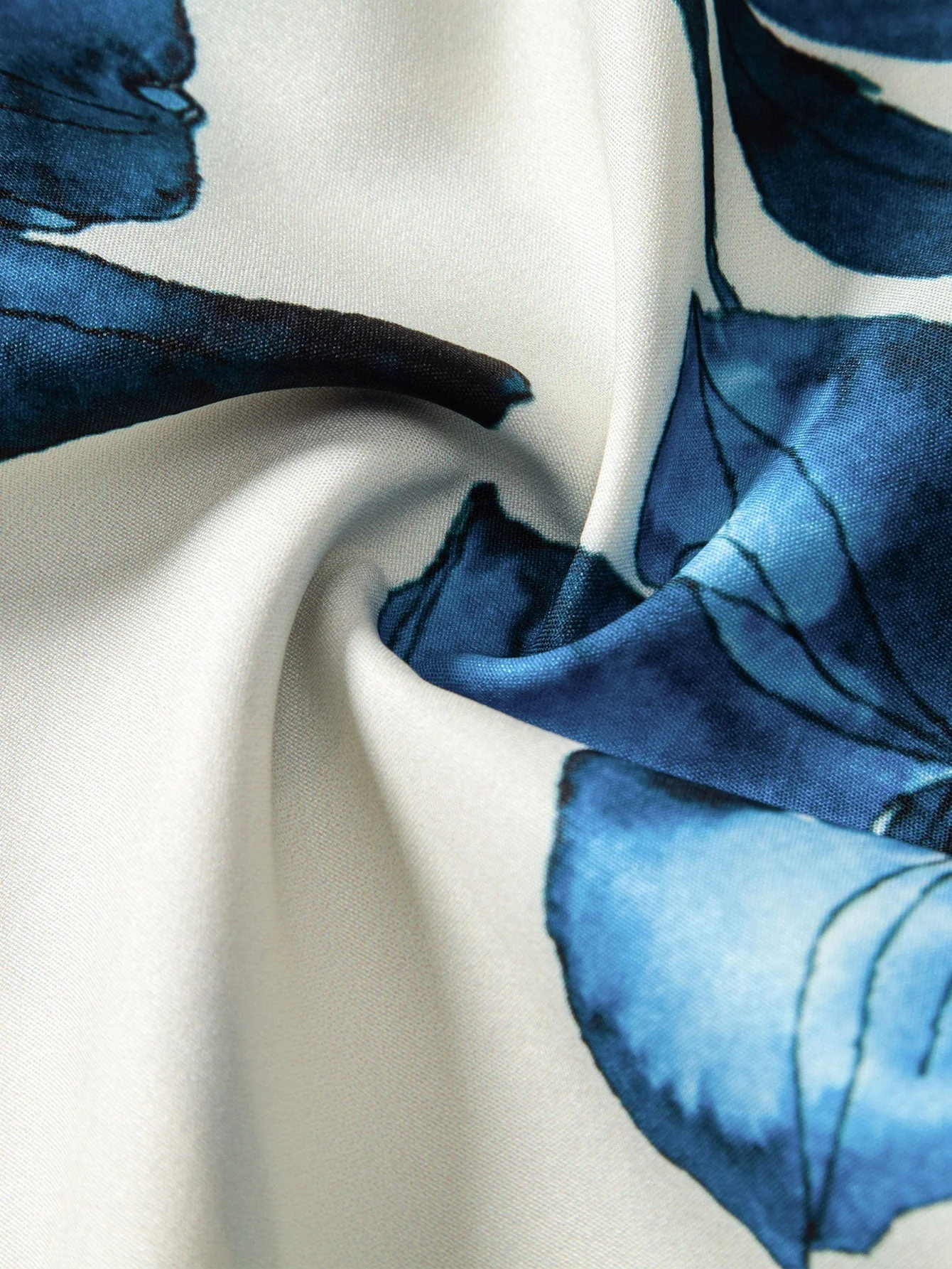 Madoc® | Ink Floral Print Button Up Shirt - Image 5