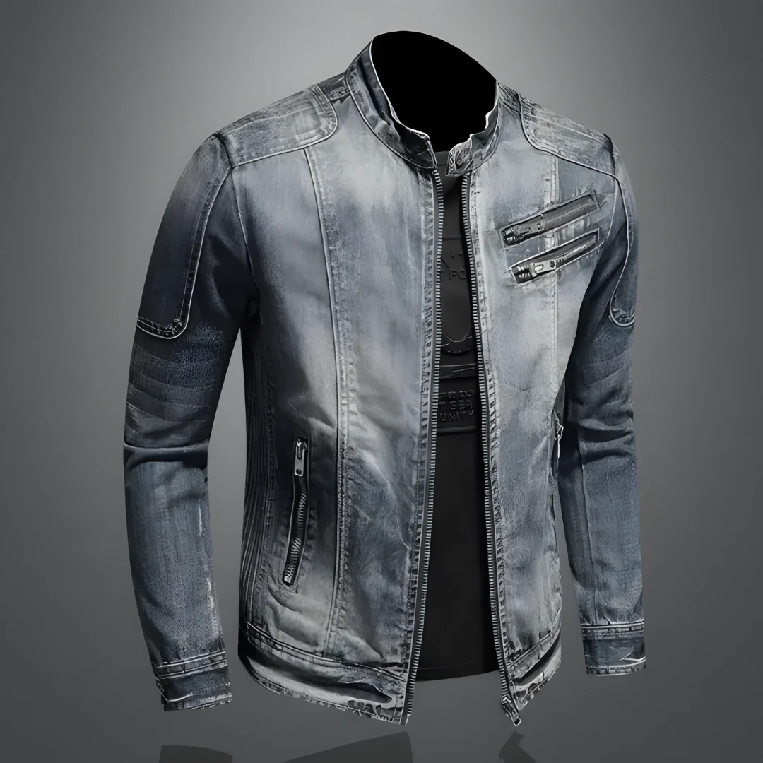 Magín | Retro denim jacket for men - Image 2