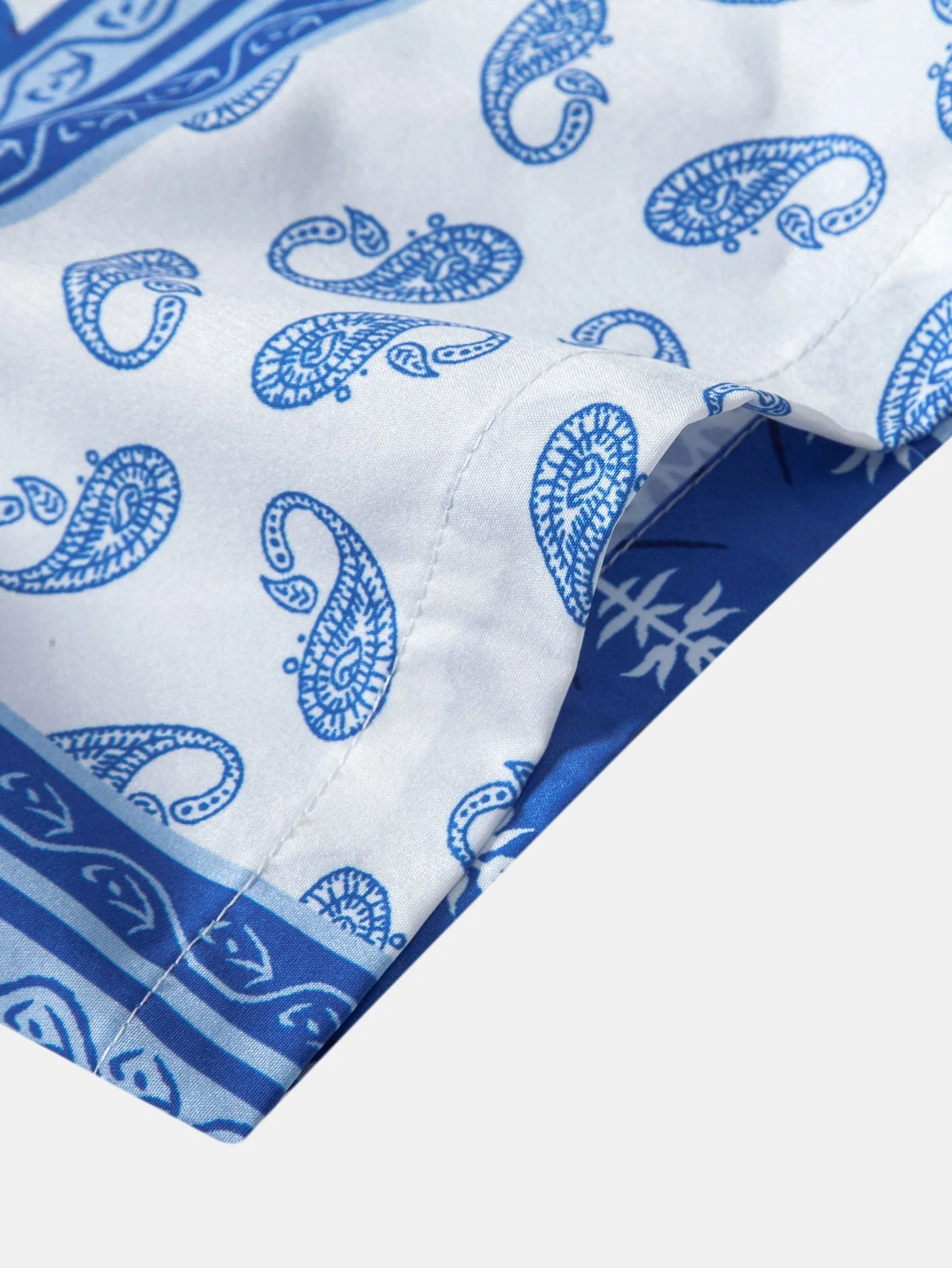 Magnus® | Paisley Border Button Up Shirt - Image 9