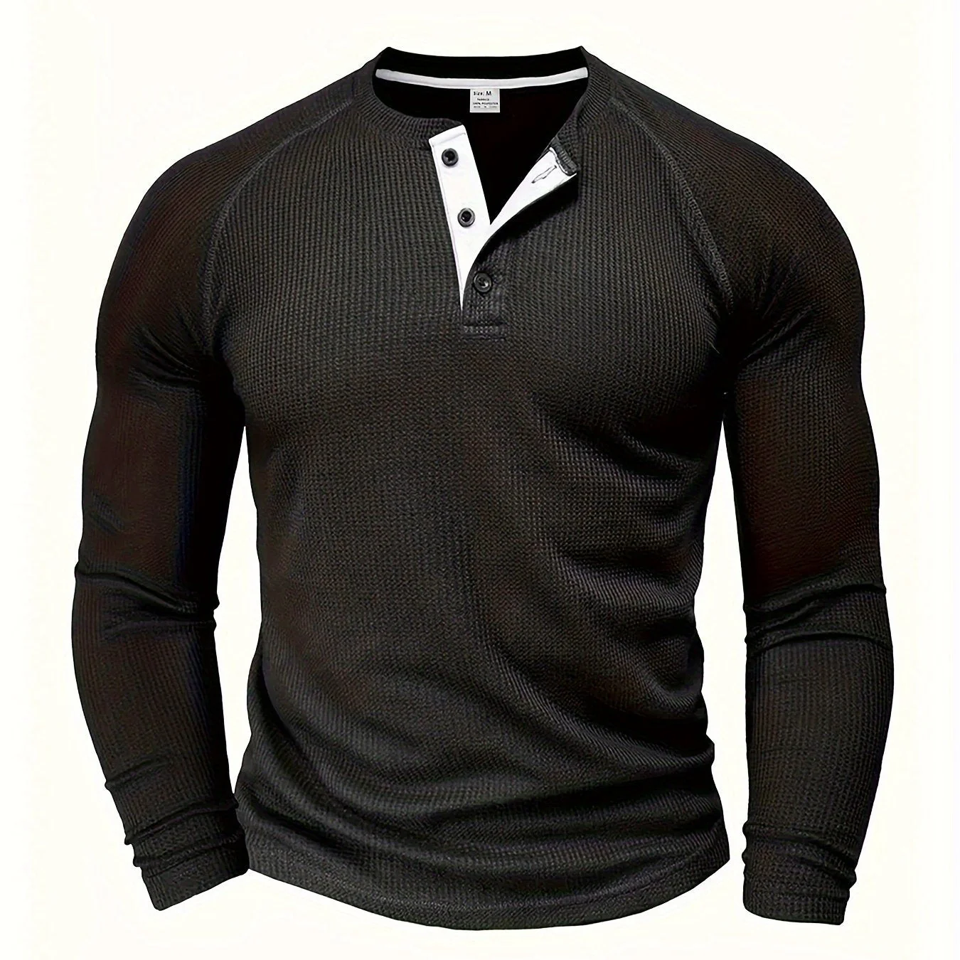Magnus® | Waffle Henley Shirt - Image 2